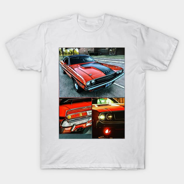 Dodge Challenger R/T T-Shirt by d1a2n3i4l5